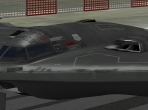 The B-2 Spirit sitting on a runway
