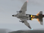 X-Plane 10's F-4 Phantom II in flight