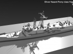 The in-progress Oliver Hazard Perry-class frigate, from the developers at Khamsin Studio