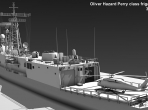 The in-progress Oliver Hazard Perry-class frigate, from the developers at Khamsin Studio
