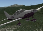 The new Columbia 400 model in the air