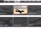 The Plane menu in X-Plane Airliner
