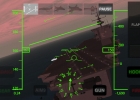 A carrier landing at night in X-Plane Carrier