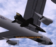 Launching X-Plane Extreme's X-15 from the B-52 