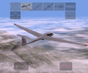 Sweeping over the clouds in X-Plane Glider