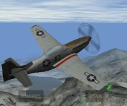 X-Plane Racing's P-51 Mustang