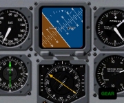 The heavy metal panel in X-Plane Remote for iPhone/iPod Touch