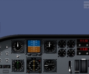 The heavy metal panel in X-Plane Remote for iPad