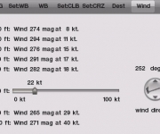 Enter the winds at each altitude.
