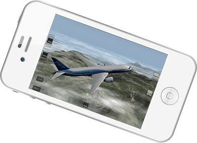 The Boeing 787 Dreamliner on iPhone 4S
