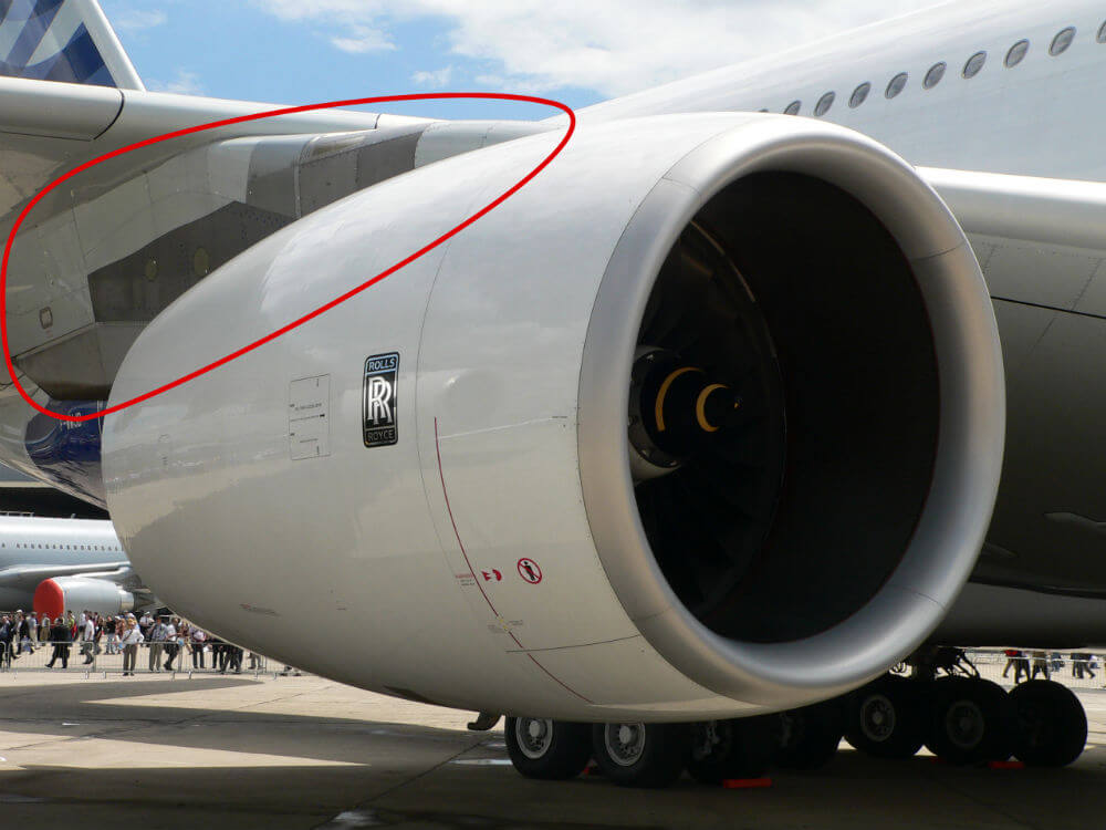 Airbus engine pylon