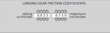 landing gear friction coefficients