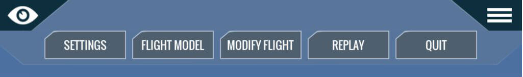 In-flight menu options