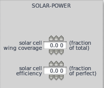 solar panel settings