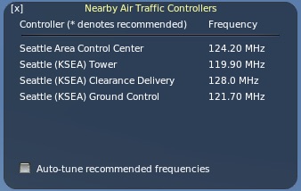 ATC controllers window