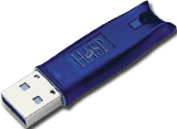 The HASP USB key used to unlock X-Plane for professional use