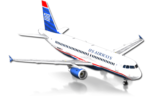 The A320 airliner featured in X-Plane 10 Mobile for iPhone & iPad