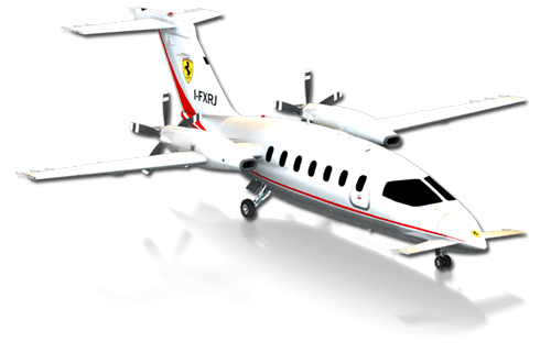 The Piaggio Avanti in X-Plane 10 Mobile