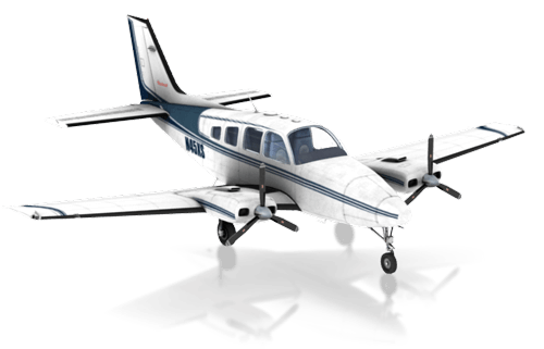 The Beechcraft Baron B58 in X-Plane 10 Mobile