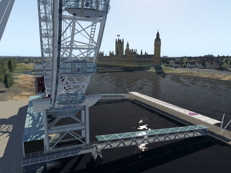 X-Plane 11 Landmarks - London Eye closeup