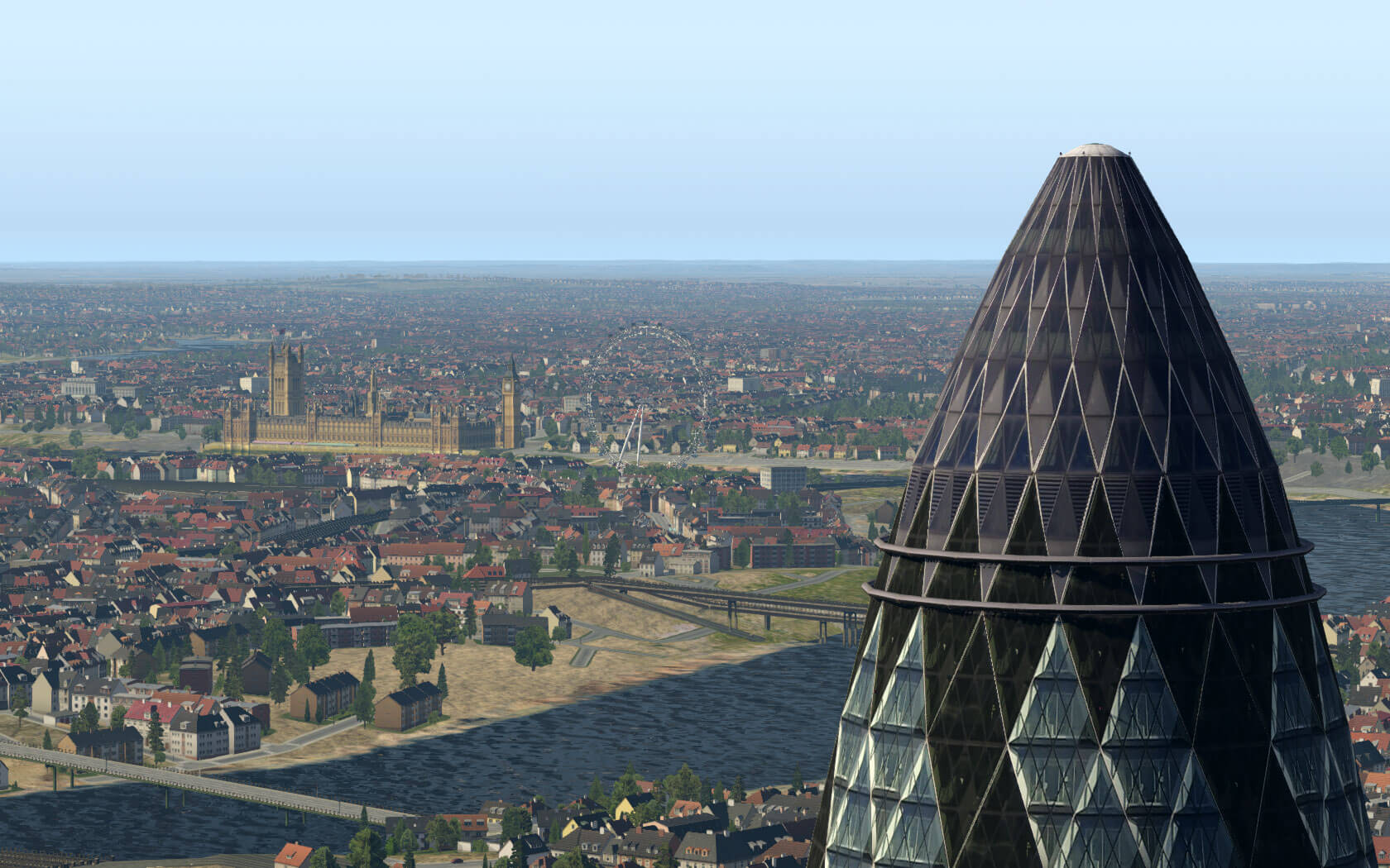 X-Plane 11.10 Landmarks - London