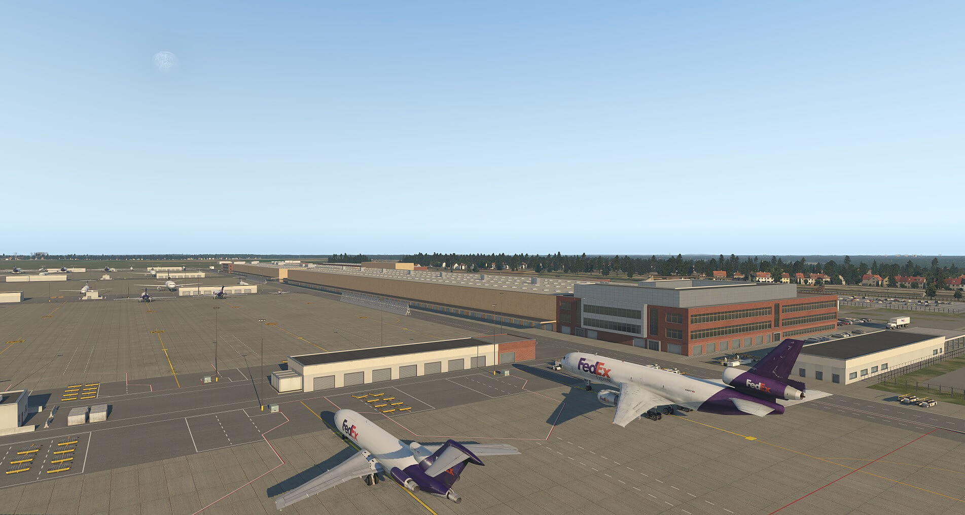 Scenery for Leipzig-Halle (EDDP) Airport  X-Plane