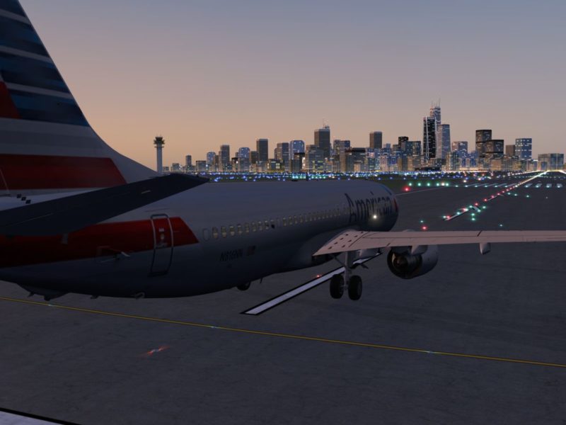 Chicago Midway International Airport (KMDW) in the X-Plane Mobile flight sim