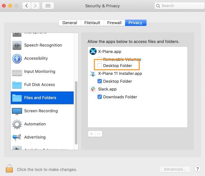 permissions reset app catalina permissions reset app catalina
