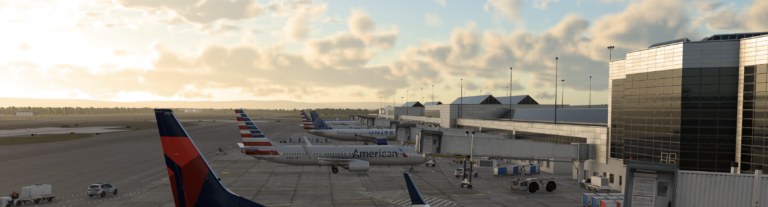 Portland International Airport in X-Plane 12 Flight Simulator