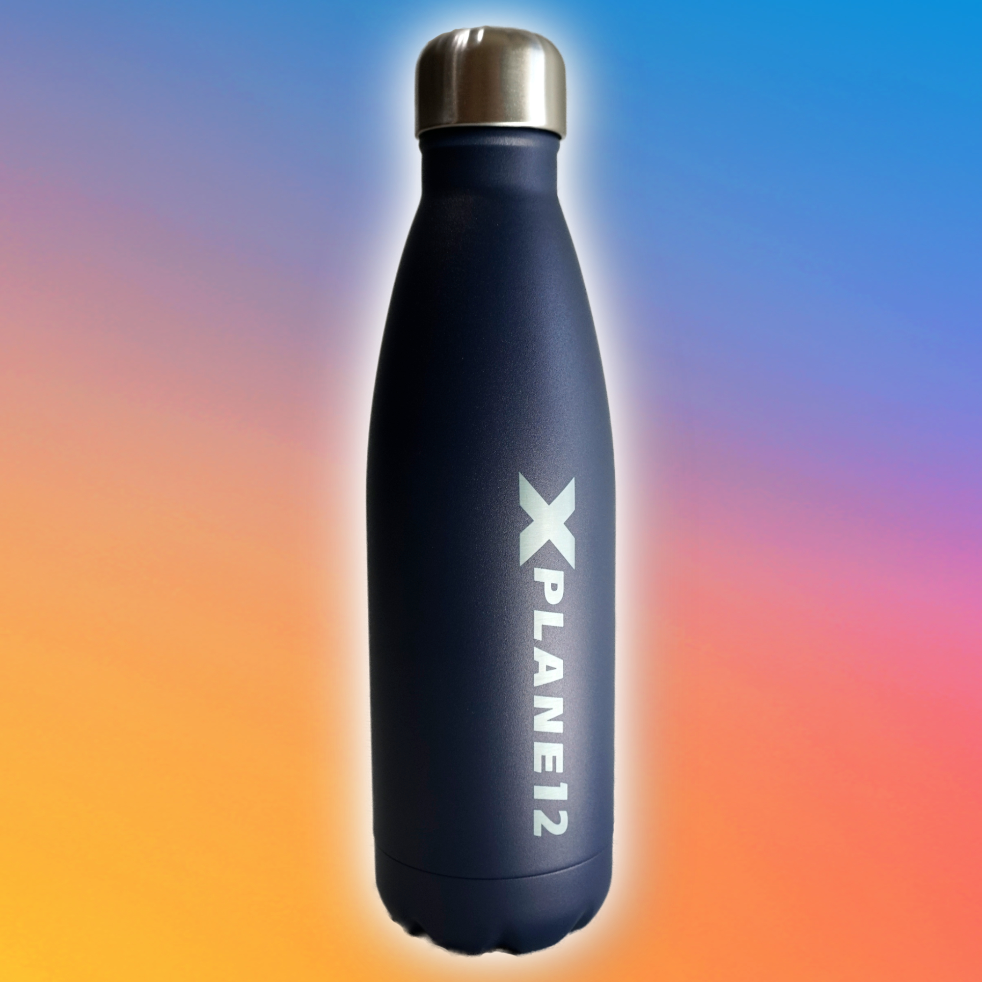 X-Plane 12 Water Bottle – Navy Blue