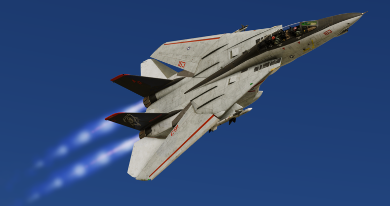 F-14 Aircraft in PC Flight Simulator